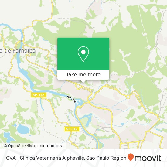 CVA - Clinica Veterinaria Alphaville map