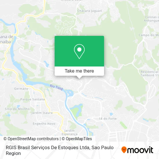 RGIS Brasil Serviços De Estoques Ltda map