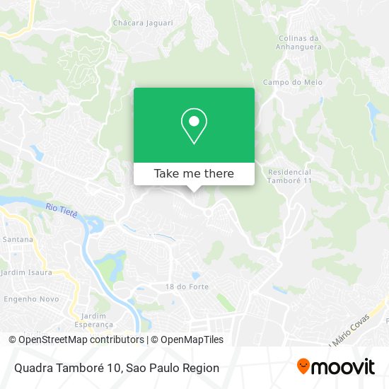 Mapa Quadra Tamboré 10