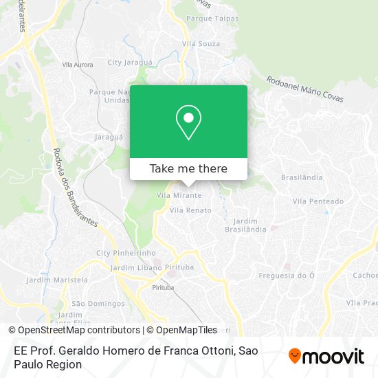 EE Prof. Geraldo Homero de Franca Ottoni map