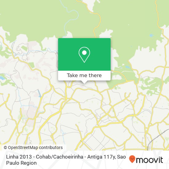 Linha 2013 - Cohab / Cachoeirinha - Antiga 117y map