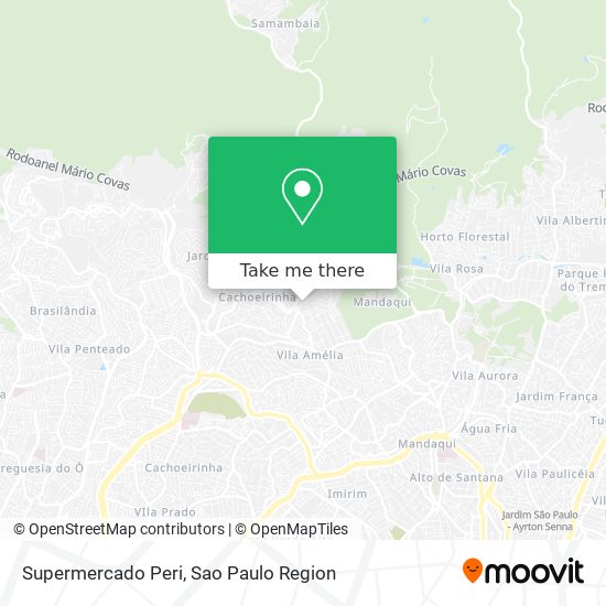 Supermercado Peri map