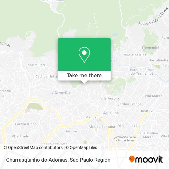 Mapa Churrasquinho do Adonias