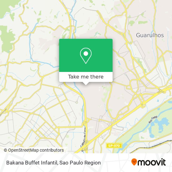 Bakana Buffet Infantil map