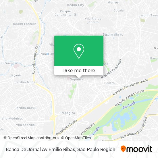 Banca De Jornal Av Emilio Ribas map