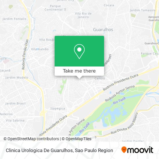 Clinica Urologica De Guarulhos map