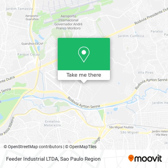 Mapa Feeder Industrial LTDA