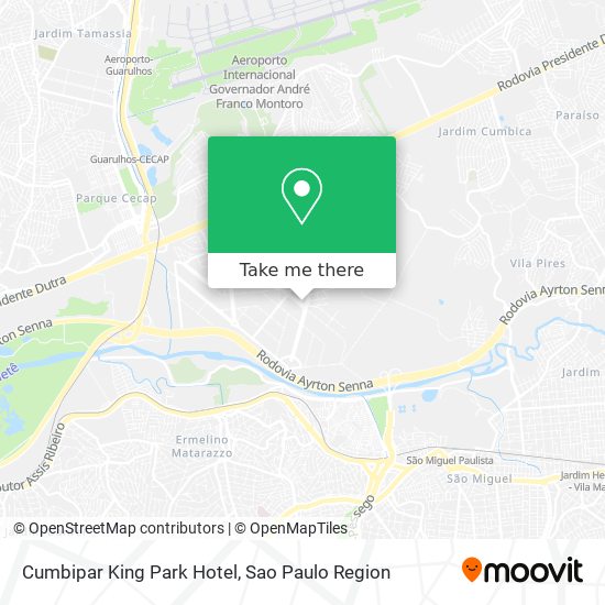 Cumbipar King Park Hotel map