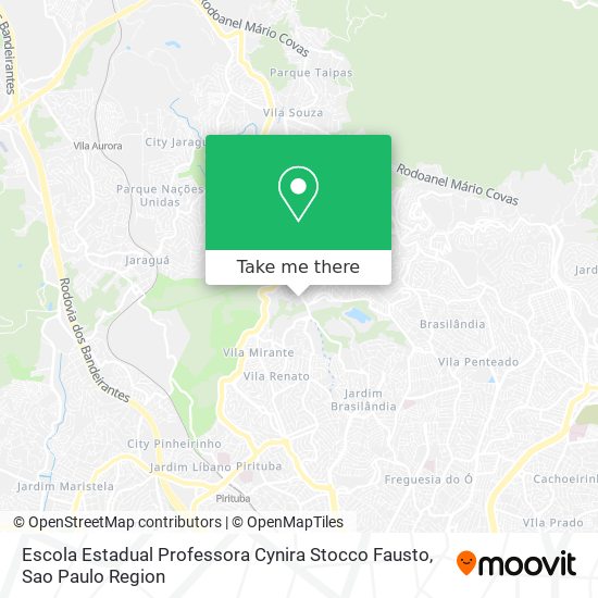 Escola Estadual Professora Cynira Stocco Fausto map