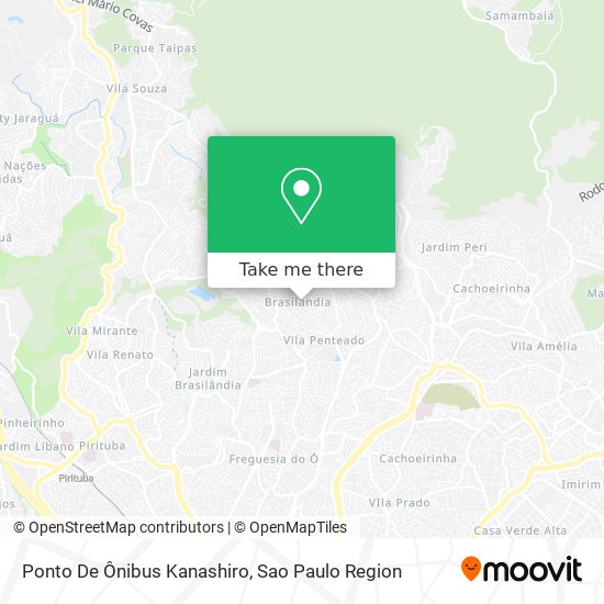 Ponto De Ônibus Kanashiro map