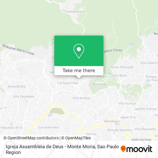 Igreja Assembléia de Deus - Monte Moria map