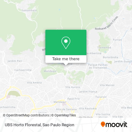 UBS Horto Florestal map