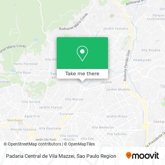Padaria Central de Vila Mazzei map