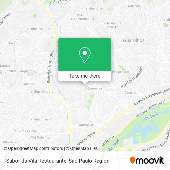 Sabor da Vila Restaurante map