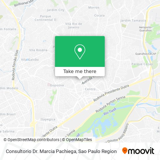 Consultorio Dr. Marcia Pachiega map