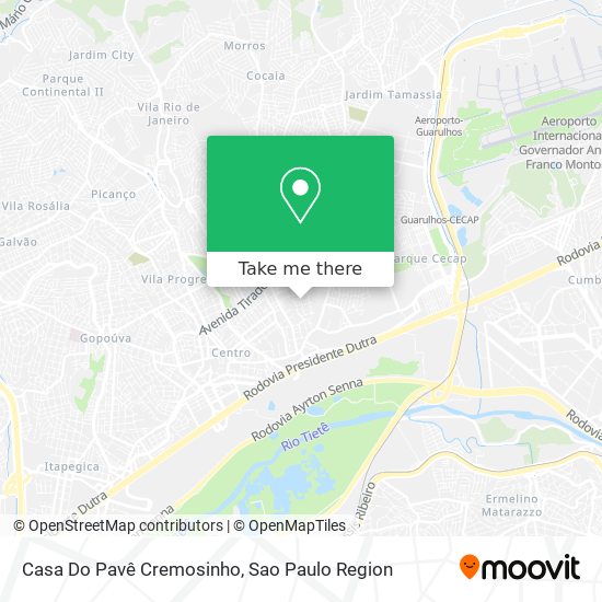 Casa Do Pavê Cremosinho map