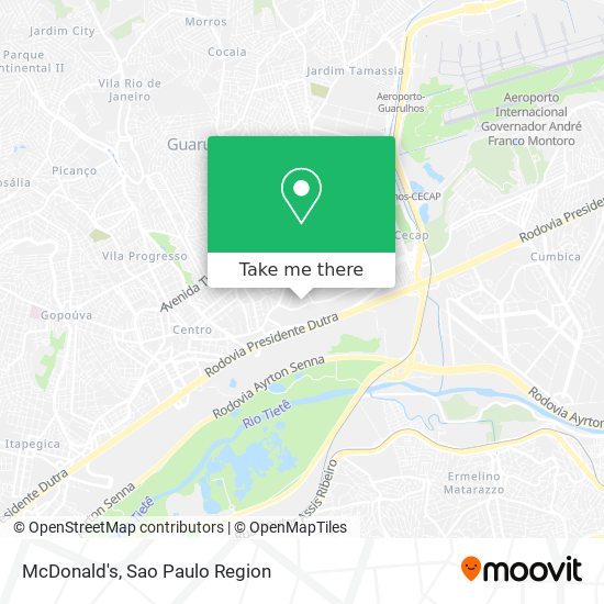 McDonald's map