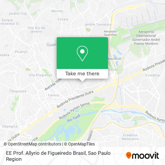 EE Prof. Allyrio de Figueiredo Brasil map