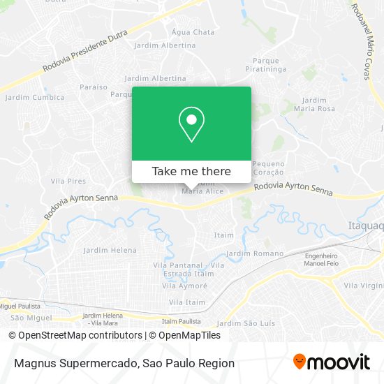 Magnus Supermercado map