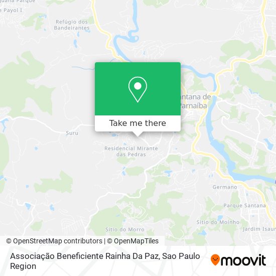 Associação Beneficiente Rainha Da Paz map