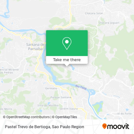 Pastel Trevo de Bertioga map