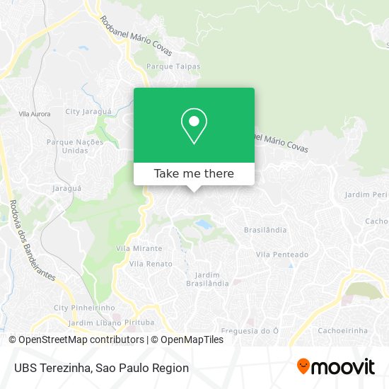 Mapa UBS Terezinha