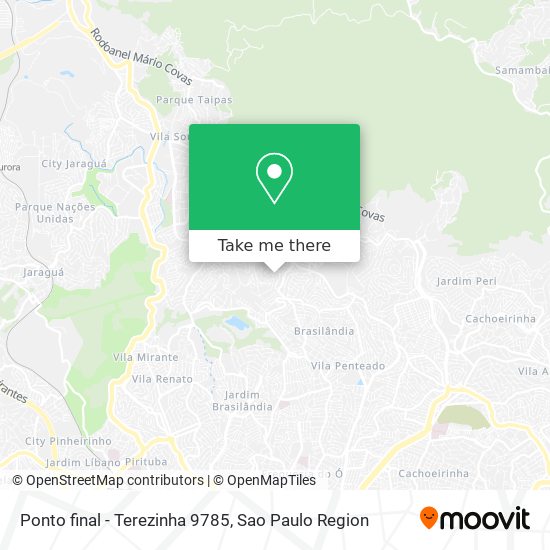 Ponto final - Terezinha 9785 map