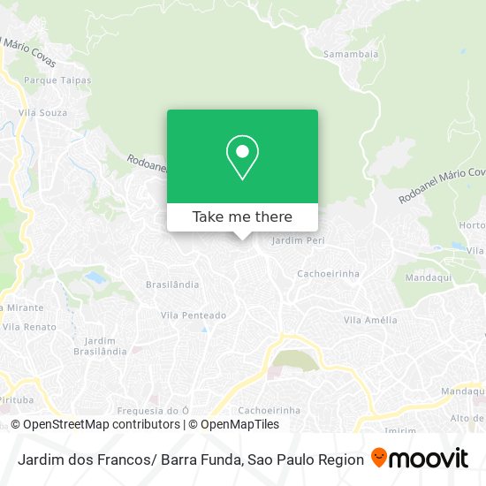 Jardim dos Francos/ Barra Funda map