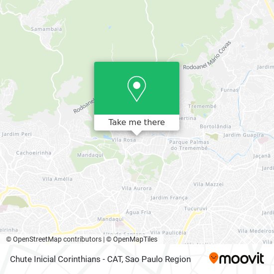 Chute Inicial Corinthians - CAT map