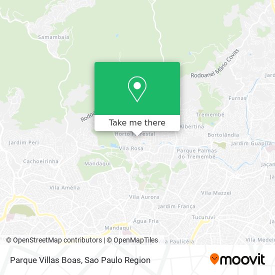 Parque Villas Boas map