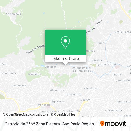 Cartório da 256ª Zona Eleitoral map