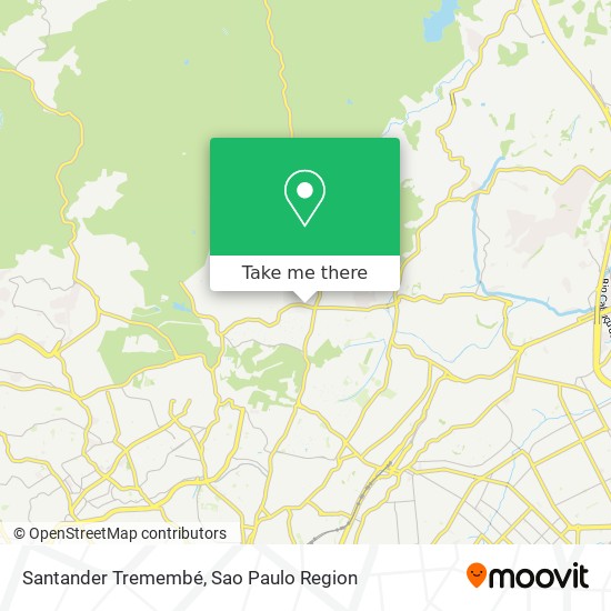 Santander Tremembé map