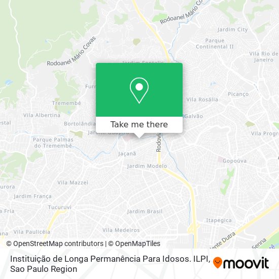 Instituição de Longa Permanência Para Idosos. ILPI map