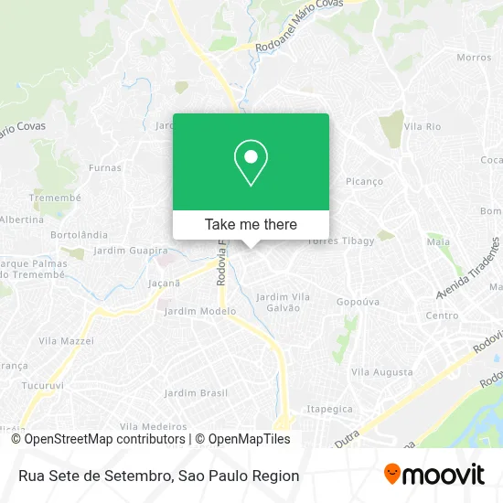 Rua Sete de Setembro map