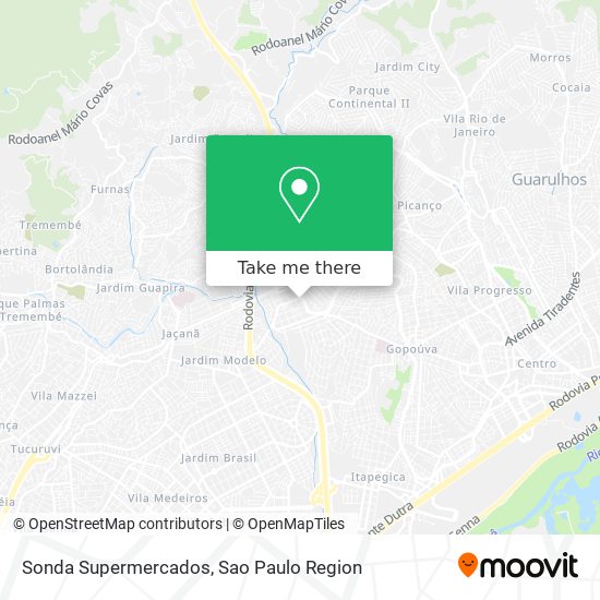 Mapa Sonda Supermercados