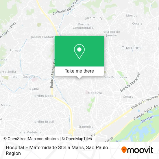 Hospital E Maternidade Stella Maris map