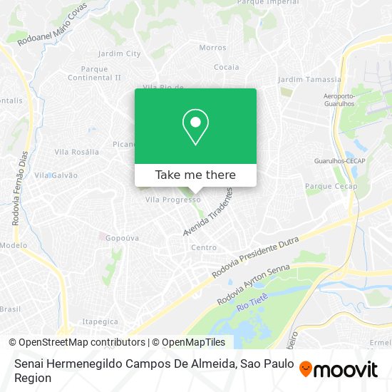 Senai Hermenegildo Campos De Almeida map