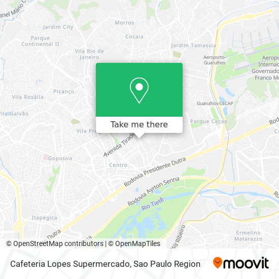 Cafeteria Lopes Supermercado map