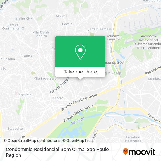 Condomínio Residencial Bom Clima map