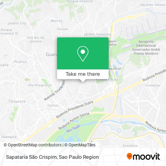 Sapataria São Crispim map