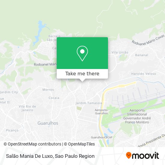 Salão Mania De Luxo map