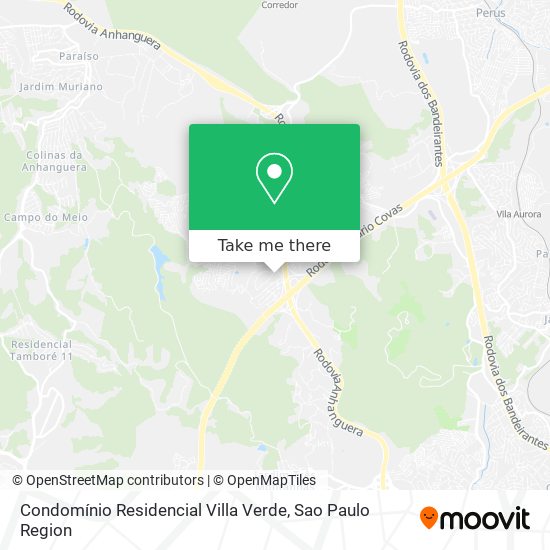 Mapa Condomínio Residencial Villa Verde