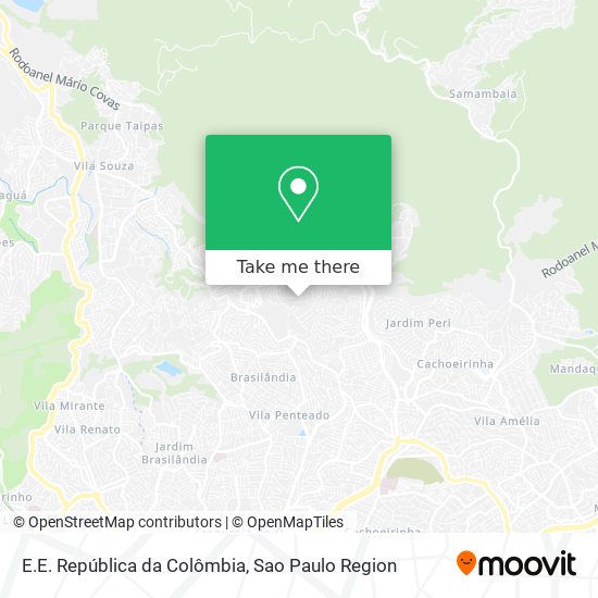 E.E. República  da Colômbia map