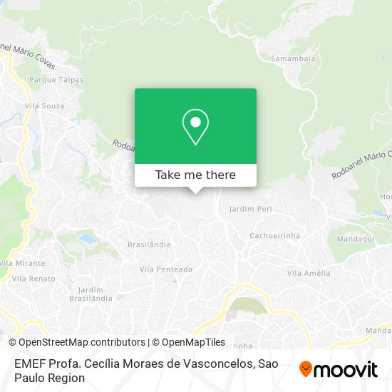 EMEF Profa. Cecília Moraes de Vasconcelos map