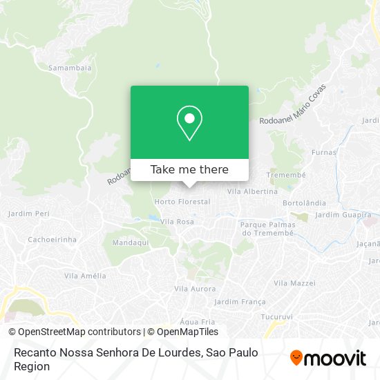 Recanto Nossa Senhora De Lourdes map