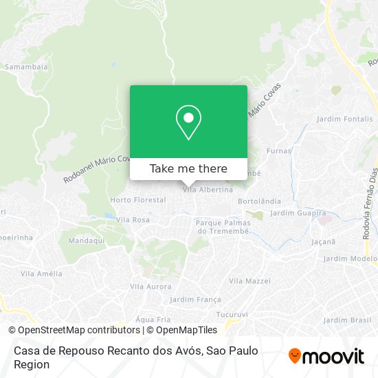 Casa de Repouso Recanto dos Avós map