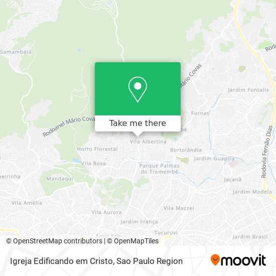 Mapa Igreja Edificando em Cristo