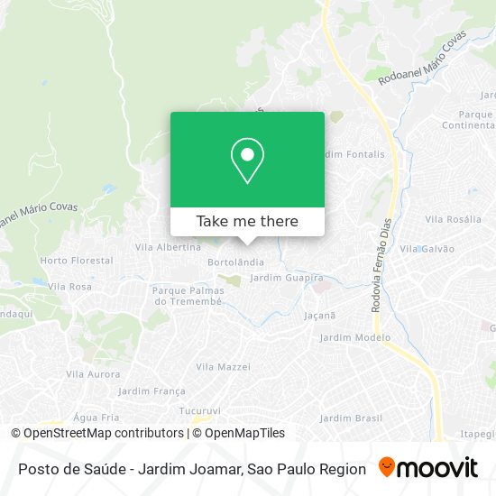 Posto de Saúde - Jardim Joamar map