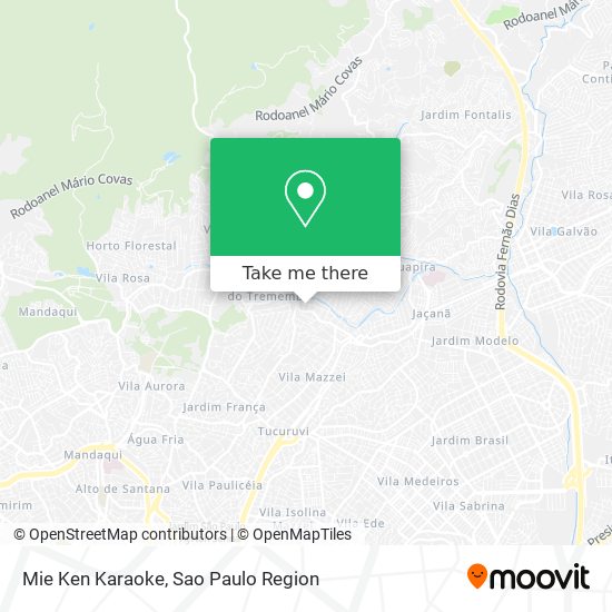 Mie Ken Karaoke map