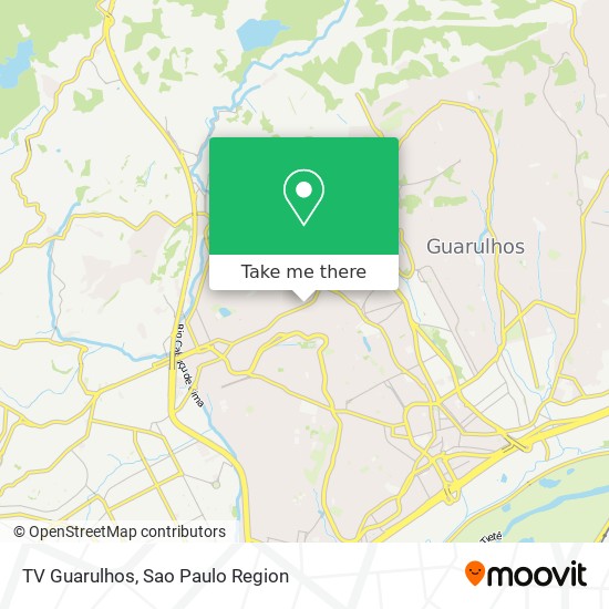 Mapa TV Guarulhos